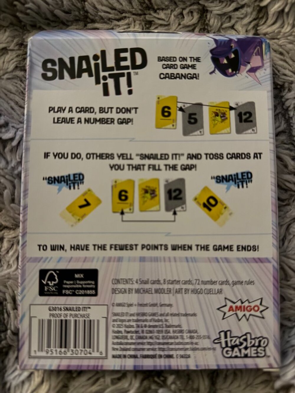 Snail-ed It Card Game New in Box